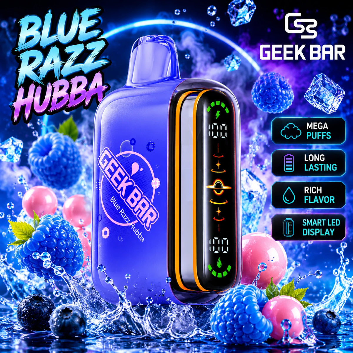 Blue Razz Hubba – Geek Bar Pulse 2 Hubba Edition