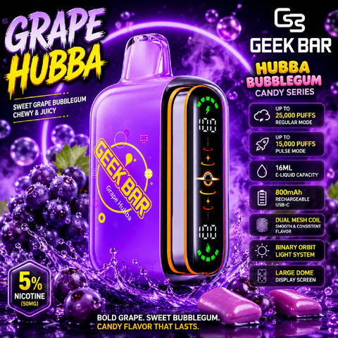 Grape Hubba – Geek Bar Pulse 2 Hubba Edition