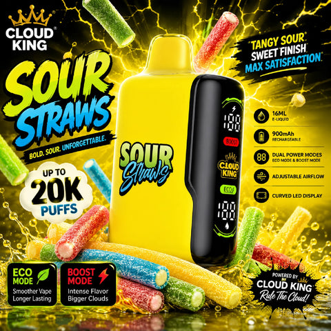 Sour Straws – Cloud King CK 20K
